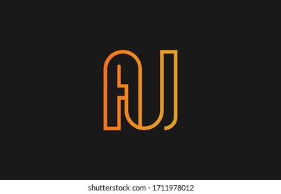 Initial based clean and minimal letter. AU UA logo creative fonts monogram icon symbol. Universal elegant luxury alphabet vector design