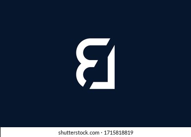 Initial based clean and minimal letter. BJ logo creative fonts monogram icon symbol. Universal elegant luxury alphabet vector design