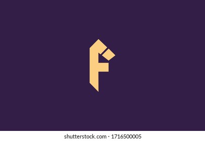 Initial based clean and minimal letter. F logo creative fonts monogram icon symbol. Universal elegant luxury alphabet vector design