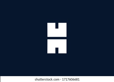 Initial based clean and minimal letter. H logo creative and monogram icon symbol. Universal elegant luxury alphabet vector design