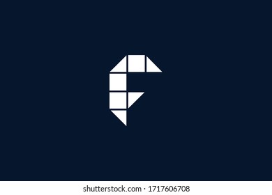 Initial based clean and minimal letter. F logo creative and monogram icon symbol. Universal elegant luxury alphabet vector design
