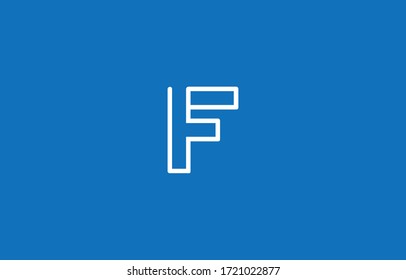 Initial based clean and minimal letter. FI logo creative and monogram icon symbol. Universal elegant luxury alphabet vector design