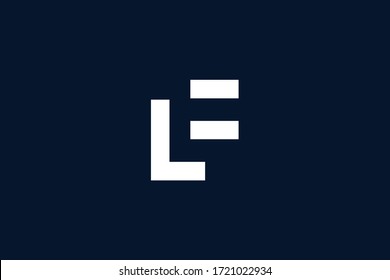 Initial based clean and minimal letter. LF logo creative and monogram icon symbol. Universal elegant luxury alphabet vector design