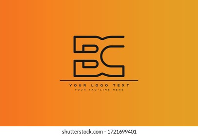 Initial based clean and minimal letter. BC CB B C logo creative fonts monogram icon symbol. Universal elegant luxury alphabet vector design