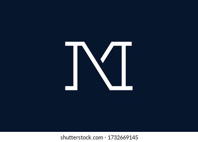 Initial based clean and minimal letter. M logo creative and monogram icon symbol. Universal elegant luxury alphabet vector design