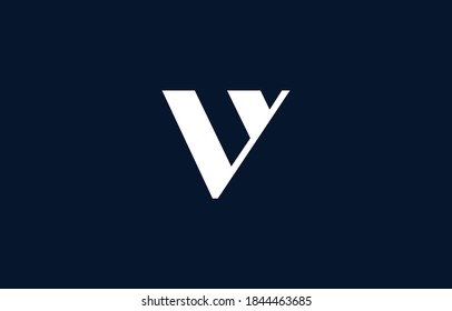 Initial based clean and minimal letter. VF FV logo creative and monogram icon symbol. Universal elegant luxury alphabet vector design