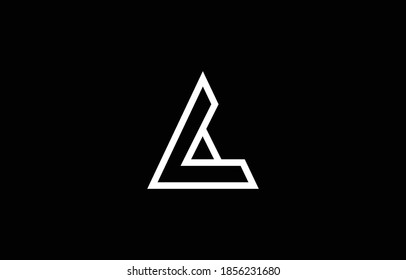 Initial based clean and minimal letter. AL LA logo creative and monogram icon symbol. Universal elegant luxury alphabet vector design