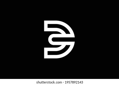 Initial based clean and minimal letter. DC CD logo creative fonts monogram icon symbol. Universal elegant luxury alphabet vector design.