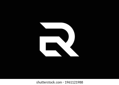 Initial based clean and minimal letter. ER RE logo creative fonts monogram icon symbol. Universal elegant luxury alphabet vector design.
