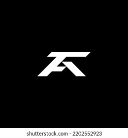 Initial based clean and minimal letter. TA AT Monogram Logo Template. Elegant luxury alphabet vector design