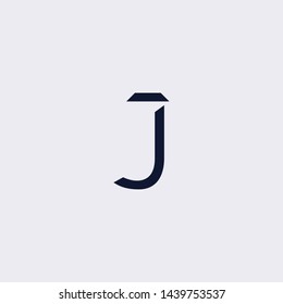 Initial based clean and minimal Logo. JJ J letter creative monochrome monogram icon symbol. Universal elegant luxury alphabet vector emblem design