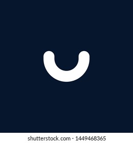 Initial based clean and minimal Logo. UU U letter creative monochrome monogram icon symbol. Universal elegant luxury alphabet vector design