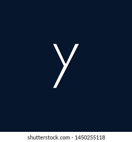 Initial based clean and minimal Logo. YY Y letter creative monochrome monogram icon symbol. Universal elegant luxury alphabet vector design