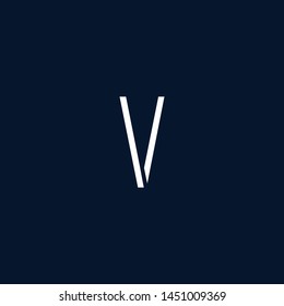 Initial based clean and minimal Logo. VV V letter creative monochrome monogram icon symbol. Universal elegant luxury alphabet vector design