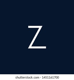 Initial based clean and minimal Logo. ZZ Z letter creative monochrome monogram icon symbol. Universal elegant luxury alphabet vector design