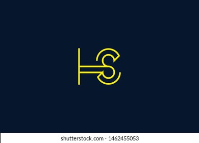 Initial based clean and minimal Logo. HO OH O H letter creative monochrome monogram icon symbol. Universal elegant luxury alphabet vector design