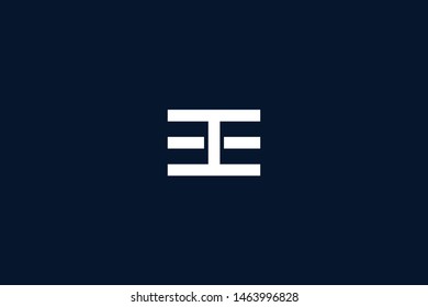 Initial based clean and minimal Logo. EE letter creative monochrome monogram icon symbol. Universal elegant luxury alphabet vector design