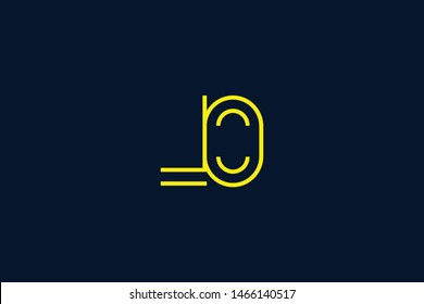 Initial based clean and minimal Logo. LO OL L O letter creative monochrome monogram icon symbol. Universal elegant luxury alphabet vector design