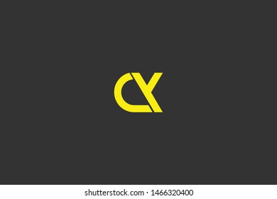 Initial based clean and minimal Logo. CX XC C X letter creative monochrome monogram icon symbol. Universal elegant luxury alphabet vector design