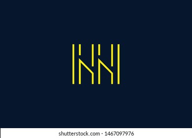Initial based clean and minimal Logo. NN letter creative monochrome monogram icon symbol. Universal elegant luxury alphabet vector design