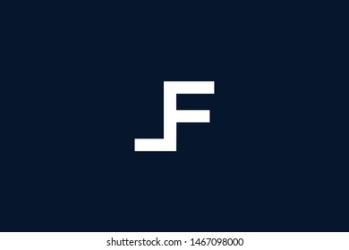 Initial based clean and minimal Logo. LF FL F L letter creative monochrome monogram icon symbol. Universal elegant luxury alphabet vector design