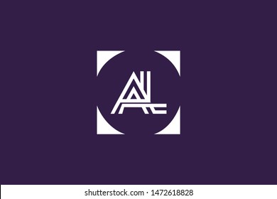 Initial based clean and minimal Logo. AL LA L letter creative technology monogram icon symbol. Universal elegant luxury alphabet vector design