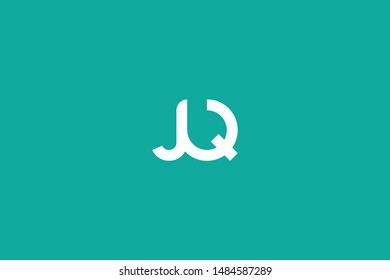 Initial based clean and minimal Logo. JQ QJ J Q letter creative monochrome monogram icon symbol. Universal elegant luxury alphabet vector design