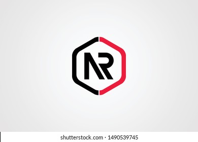 Initial based clean and minimal Logo. NR RN N R letter creative monochrome monogram icon symbol. Universal elegant luxury alphabet vector design