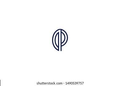 Initial based clean and minimal Logo. DP PD D P letter creative monochrome monogram icon symbol. Universal elegant luxury alphabet vector design