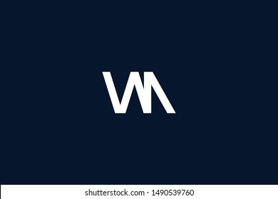 M Monogram Concept Stock Vector (Royalty Free) 428876236