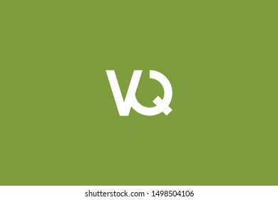 Initial based clean and minimal Logo. QV VQ Q V letter creative fonts monogram icon symbol. Universal elegant luxury alphabet vector design