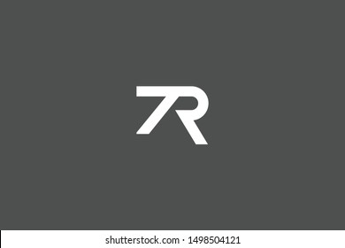 Initial based clean and minimal Logo. RZ ZR R Z letter creative fonts monogram icon symbol. Universal elegant luxury alphabet vector design