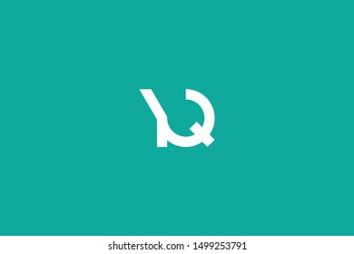 Initial based clean and minimal Logo. QY YQ Q Y letter creative fonts monogram icon symbol. Universal elegant luxury alphabet vector design