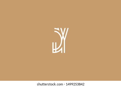 Initial based clean and minimal Logo. GY YG G Y letter creative fonts monogram icon symbol. Universal elegant luxury alphabet vector design