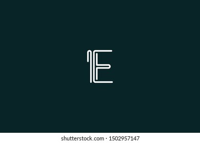 Initial based clean and minimal Logo. EI IE E I letter creative fonts monogram icon symbol. Universal elegant luxury alphabet vector design