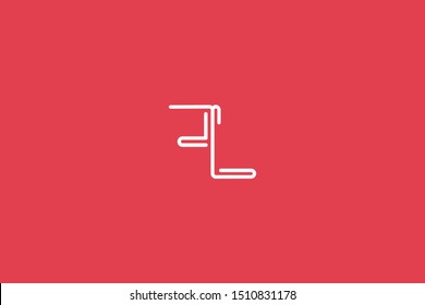 Initial based clean and minimal Logo. FL LF F L letter creative fonts monogram icon symbol. Universal elegant luxury alphabet vector design
