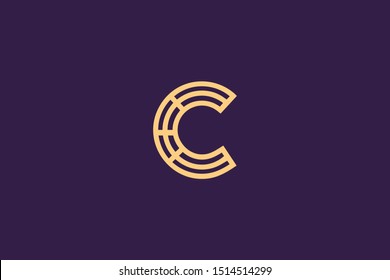 Initial based clean and minimal Logo. C CC letter creative fonts monogram icon symbol. Universal elegant luxury alphabet vector design