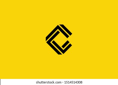 Initial Based Clean Minimal Logo C Stock Vector (Royalty Free) 1514514308