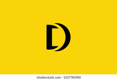 Initial based clean and minimal Logo. D letter creative fonts monogram icon symbol. Universal elegant luxury alphabet vector design