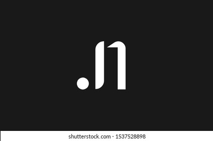 Initial based clean and minimal Logo. JN letter creative fonts monogram icon symbol. Universal elegant luxury alphabet vector design