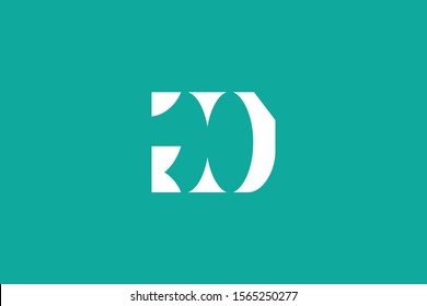 Initial based clean and minimal Logo. GO OG G O letter creative fonts monogram icon symbol. Universal elegant luxury alphabet vector design