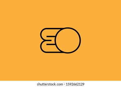 Initial based clean and minimal Logo. BO OB B O letter creative fonts monogram icon symbol. Universal elegant luxury alphabet vector design