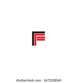 Initial based clean and minimal Logo. F/FF letter creative fonts monogram icon symbol. Universal elegant luxury alphabet vector design.