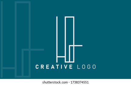 Initial based clean and minimal Logo. HQ QH Q H letter creative monochrome monogram icon symbol. Universal elegant luxury alphabet vector design
