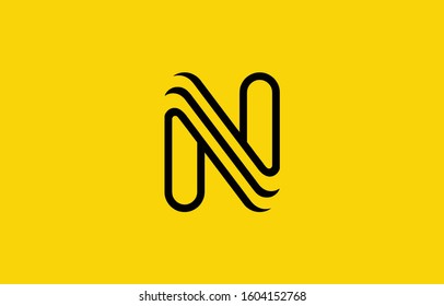 Initial based clean and minimal N Logo. N letter creative fonts monogram icon symbol. Universal elegant luxury alphabet vector design