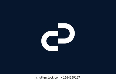 Initial based clean and minimal P Logo. PD DP D letter creative fonts monogram icon symbol. Universal elegant luxury alphabet vector design