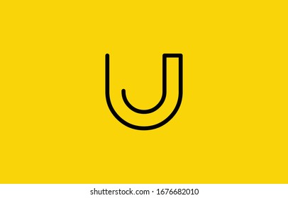 Initial based clean and minimal UU Logo. U letter creative fonts monogram icon symbol. Universal elegant luxury alphabet vector design