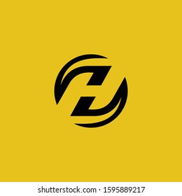 Initial based clean and minimalist H Logo