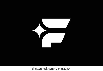 Initial based F,FF, logo template. Unique monogram alphabet letters design and vector.