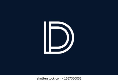 Vector Letter D Logo Design Template Stock Vector (Royalty Free ...